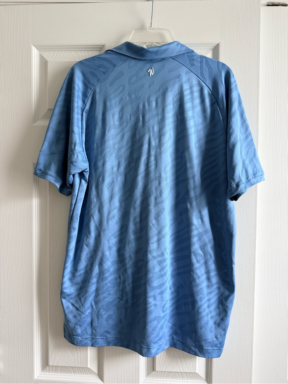 Waggle Golf Light Blue Performance Polo - Picture 5 of 7